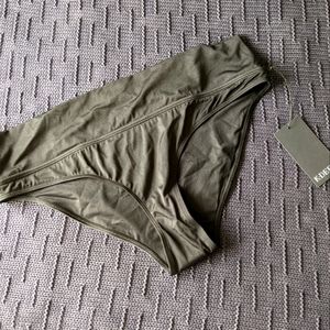 K-Deer Long Line Black Bikini Bottoms 4X NWT